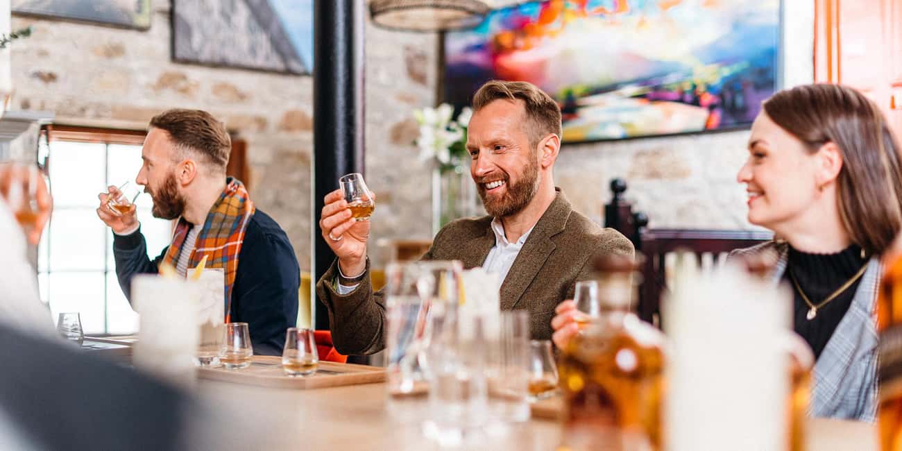 Aberlour: Cardhu Whisky Distillery Tour and Tasting - The Tasting Kitchen moment: 3 drams, one highball, and real coaching