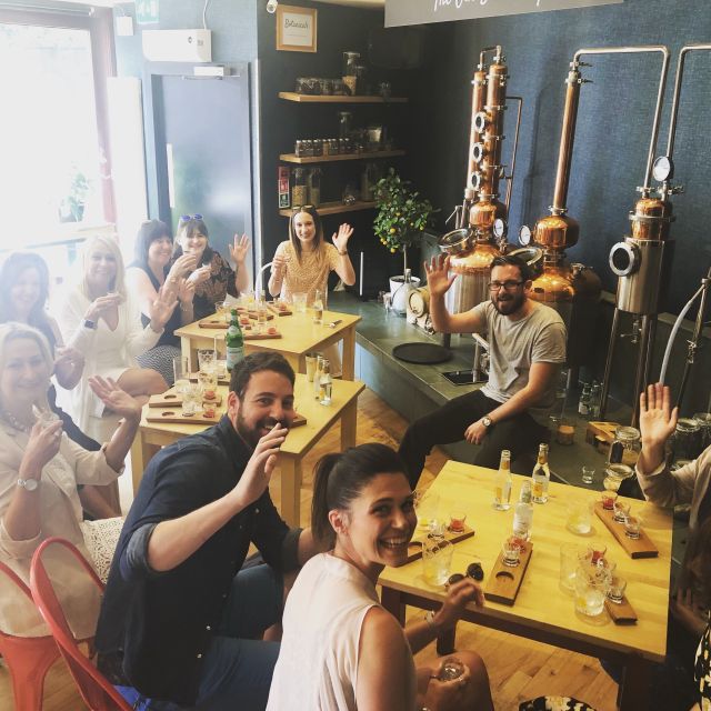 Distillery Masterclass - 8 Scottish gins paired with cheeses - A Working Gin Distillery on Site (Not Just a Poster on the Wall)