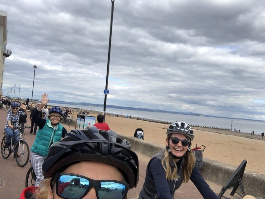 Edinburgh: Cycle Tour to the Coast (family friendly) - Holyrood Park: the view stop that turns photos into memories