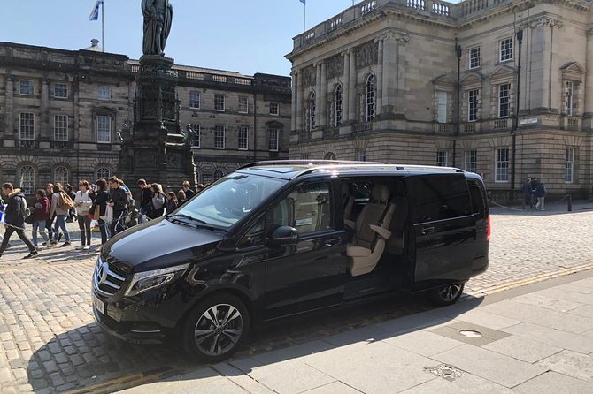 Edinburgh Half Day Guided Private Tour in a Premium Minivan - Premium minivan pickup: the smooth start you’ll feel right away