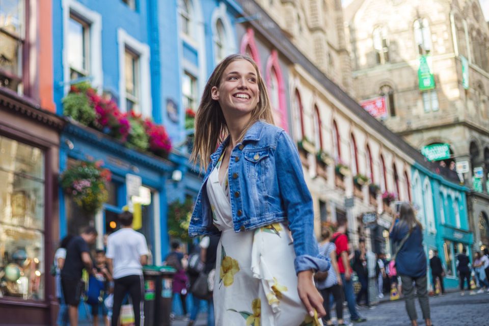 Edinburgh Old Town: Professional Photoshoot & Edited Photos - Starting on Victoria Street: Virgin Hotels Edinburgh as your meet point