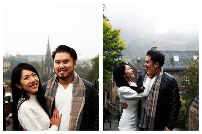 Edinburgh Photoshoot for Couples, Families & Solo Travellers - Stop 2: Dean Village for portraits with a different feel