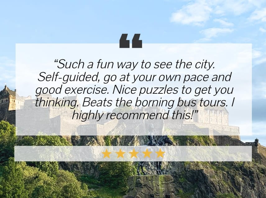 Edinburgh: Royal Mile Walking Tour & Exploration Game - Price and value: how $37 for up to 5 people works on the ground