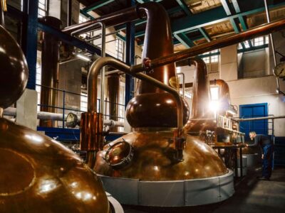 Edinburgh to Scottish Highlands: Whisky, Views & Hairy Coos - Deanston Distillery: whisky in a former cotton mill setting