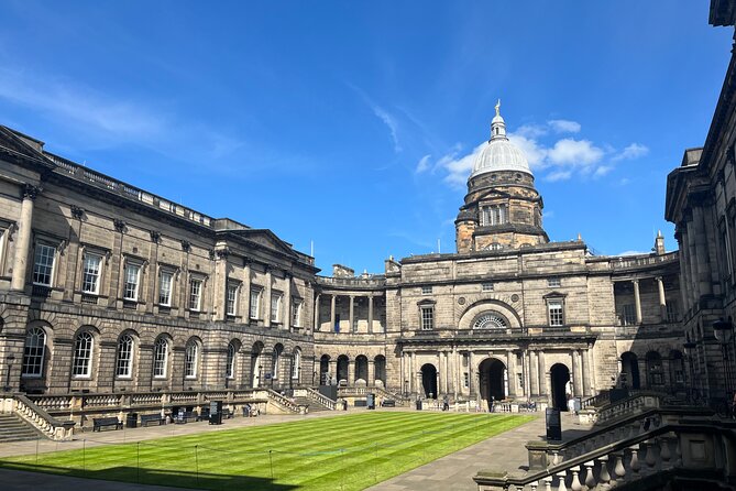 Explore Edinburgh's Asian Quarter & Local Scottish Cuisine - Old College finale: dessert, architecture, and personalized city tips