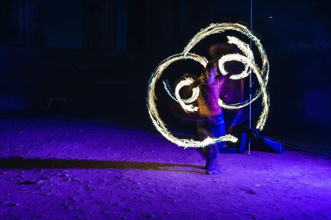 Fire Dancing with Iga - Greyfriars Bobby to fire tools: the 6:30pm flow