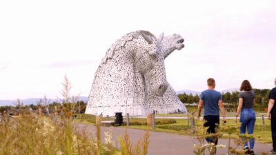 From Edinburgh: Glasgow & Scottish lakes Spanish Tour - The Kelpies at the Start: Andy Scott’s Mythical Welcome