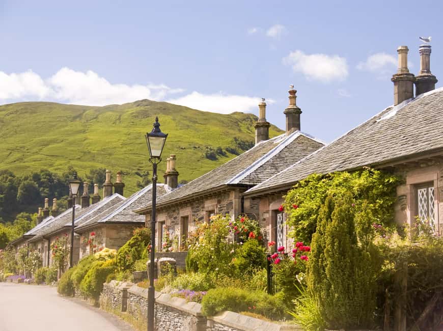 From Glasgow; Loch Lomond and Highland Half Day Tour - Luss on Loch Lomond: Pier Views and a Church Graveyard With Dates