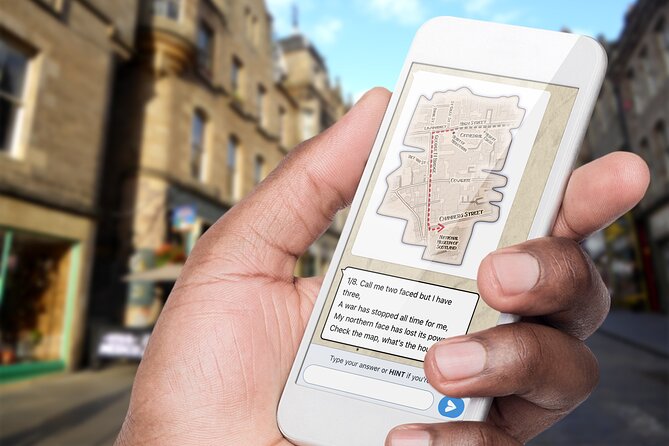 Fun, Flexible Treasure Hunt Around Edinburgh with Cryptic Clues & Hidden Gems - A Phone-Based Treasure Hunt That Fits Real Life in Edinburgh