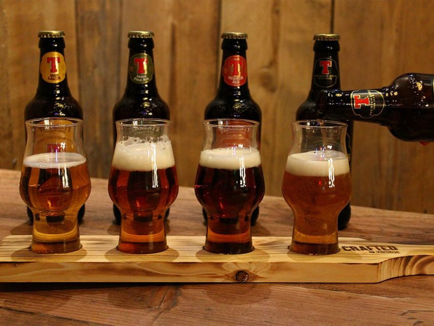 Glasgow: Beer Flight with a Haggis Taster in a Glasgow pub - Why a Glasgow beer flight plus haggis bon bons is a clever combo
