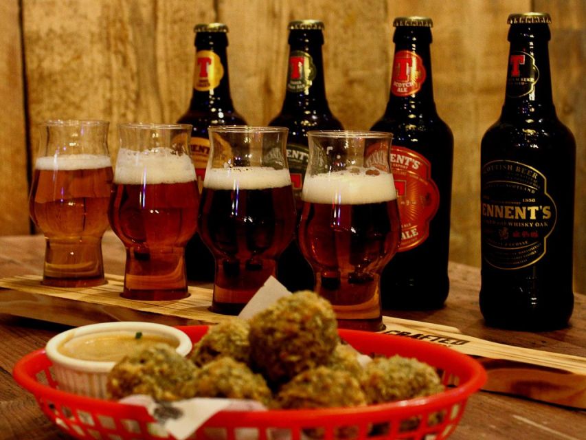 Glasgow: Beer Flight with a Haggis Taster in a Glasgow pub - Quick tips to get the most from your beer flight with haggis