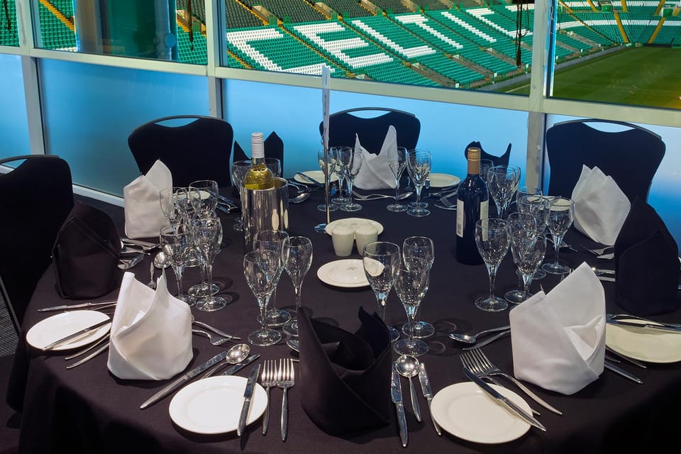 Glasgow: Celtic Park Number 7 Restaurant - Seasonal Menu Choices and the Vegetarian-Friendly Setup