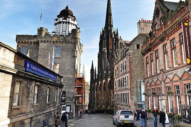 Harry Potter’s Edinburgh: A Self-Guided Audio Tour - Castlehill start: the filming-location intro outside Edinburgh Castle