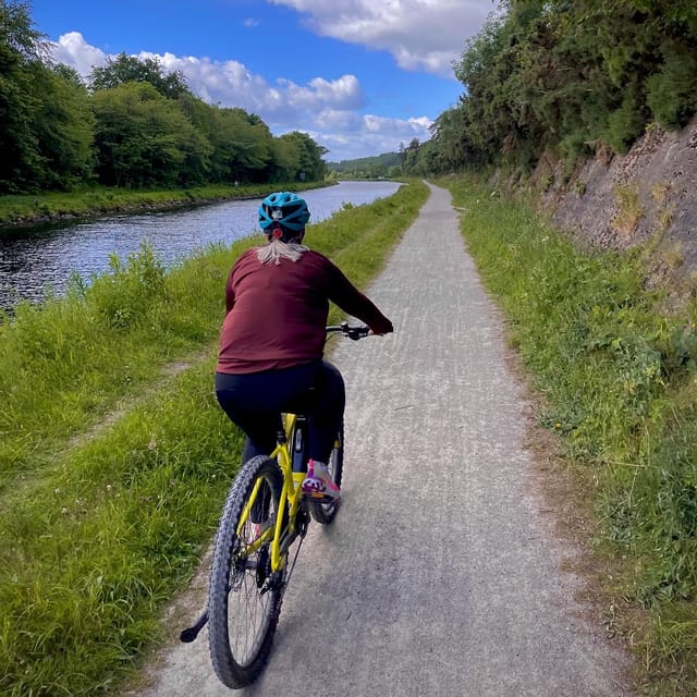 Inverness: Caledonian Canal eBike Tour - Riding the Caledonian Canal on both sides of the water