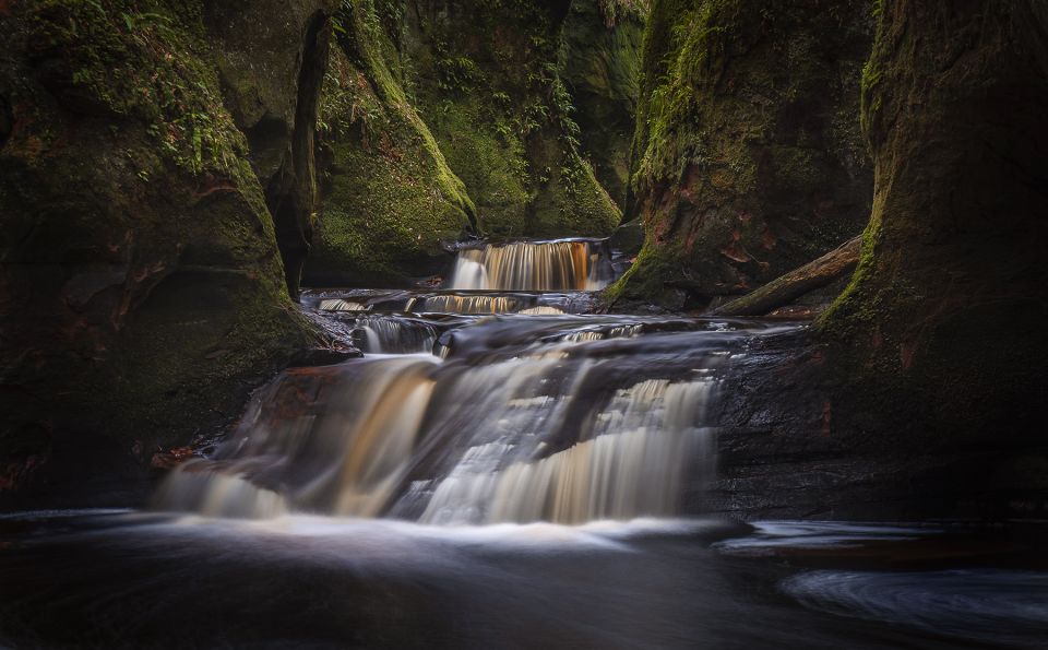 Join the Dark Side of Magical Nature - Finnich Glen After Dark: Head Torches, Moths, and Tiny Life