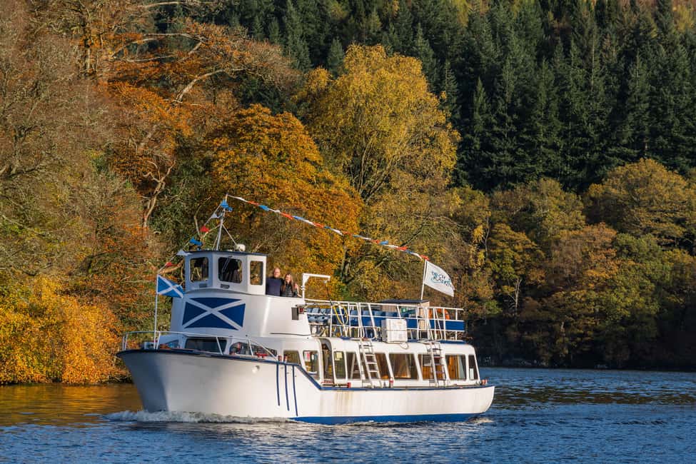 Loch Katrine – National Park Autumn/Winter Wonderland Cruise - Warm Seating, Big Windows, and the Top Deck Photo Moment