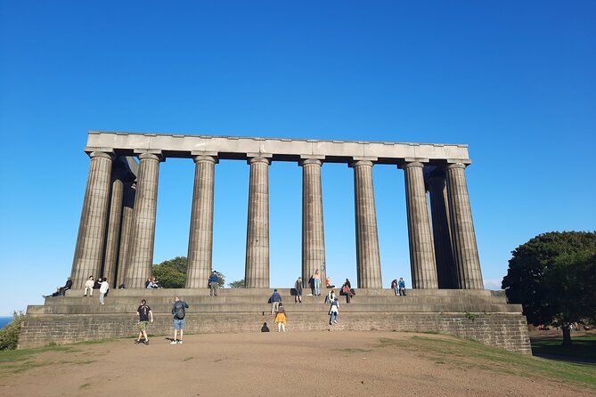 Private Edinburgh Full Day Guided Tour in a Black Cab LEVC TX - The Scottish Parliament and the Forth Bridge: Big-Sky Scotland for a Long Stretch