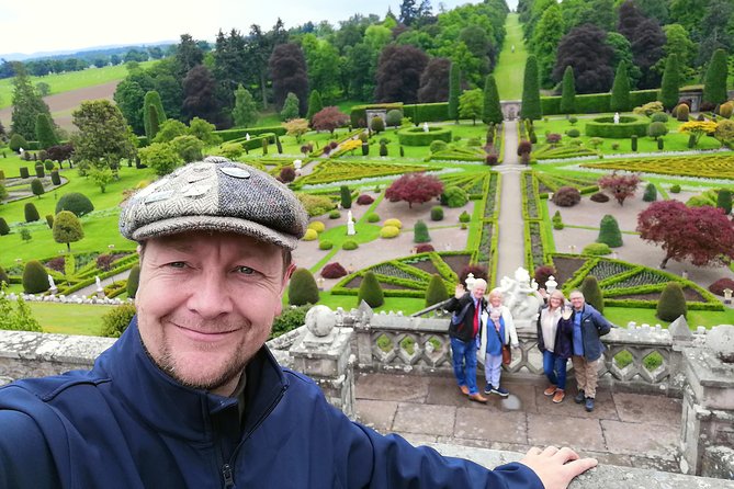 Private Outlander tour from Glasgow or Edinburgh - Falkland village: Inverness scenes, a fountain photo, and the tearoom break