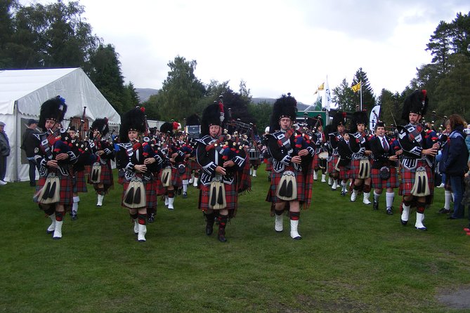Round-Trip Transportation to the Braemar Highland Games from Edinburgh - What happens at Braemar: events, music, and the competitive spirit