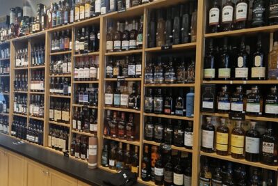Whisky tasting experience - Entering Jeffrey St Whisky & Tobacco (and settling in fast)